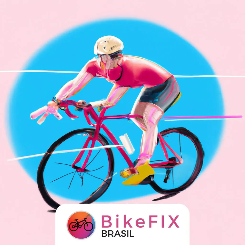 um desenho artístico sobre Como melhorar sua técnica de ciclismo