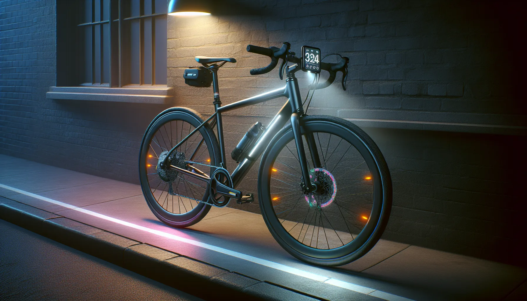 Preparando a sua bicicleta para pedalar à noite.